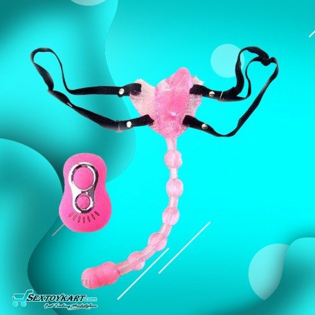 Wearable Butterfly Whip Anal Vagina Stimulator SO-003