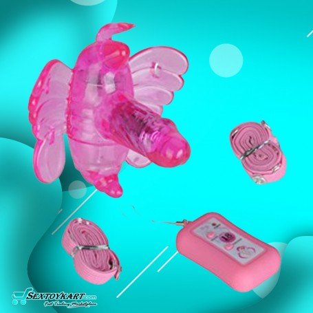 Butterfly Remote Control Strap On Vibrator SO-009