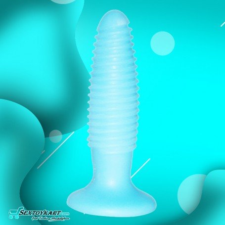 Ribbed Fat Anal Dildo AD-010