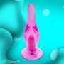 Crystal Anal Vibrating Butt Plug With Suction Cup AD-025