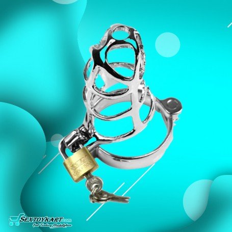 Chastity Steel Lock Device for Men BDSM-010