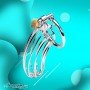 Stainless Steel Iron Wire Male Chastity Lock BDSM-016