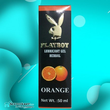 Playboy Lubricant Water Based Gel - Orange Flavoured CGS-033