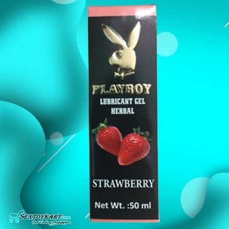 Playboy Lubricant Water Based Gel - Strawberry Flavoured CGS-034