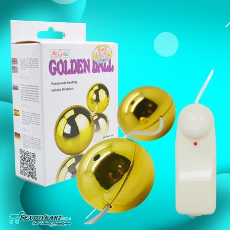 Multi Speed Golden Ben Wa Vibrating Balls Anal Vaginal BV-013