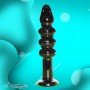 Black Beaded Glass Dildo Sex Toy GD-005