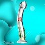 Flower Crystal Glass Dildo Sex Toy GD-004
