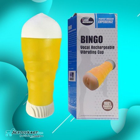 BINGO VOCAL RECHARGEABLE VIBRATING CUP MS-059
