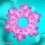 Heavy Cock Ring-Ice Flower CR-006