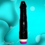 Super Natural Black Silicone Realistic Vibrator RSV-011