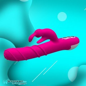 Khalifa Silicone Rabbit Vibrator - USB Rechargeable RV-024