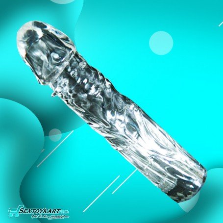 Full Ribbed Crystal Penis Sleeves PES-019