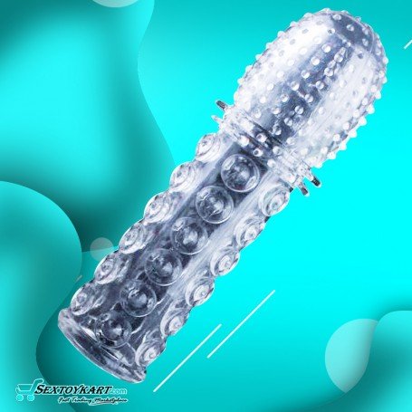 Crystal Penis Sleeve Textured Extension PES-021