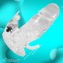 Triple Pleasure Vibrating Rabbit Penis Sleeve PES-028