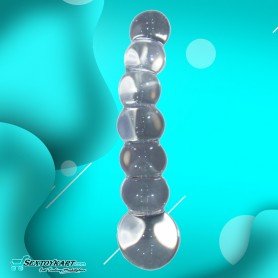 Ultra Beaded Crystal Glass dildo GD-008